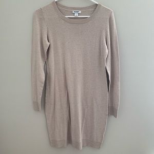 Old Navy Beige Sweater Dress